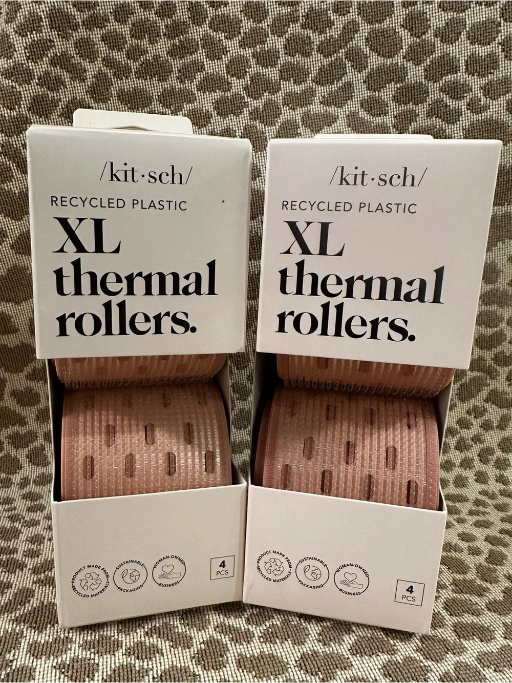 Lot of 2 New in Box Kitsch XL Thermal Rollers~8 Total~$28